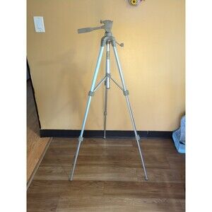 Platinum Plus 60-Inch Adjustable Lightweight Tripod, Gray. Used